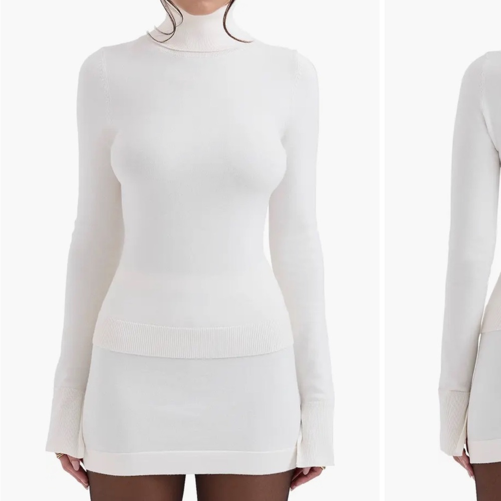 House of CB cotton cashmere blend set 
Hazel sweater Asher skirt